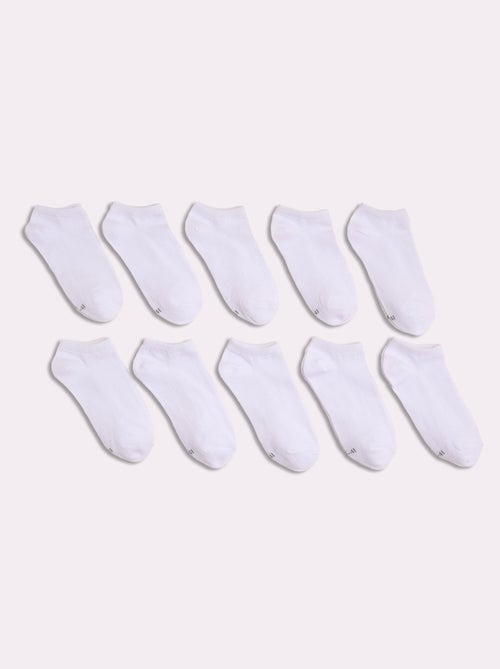 Socquettes basses unies - Kiabi