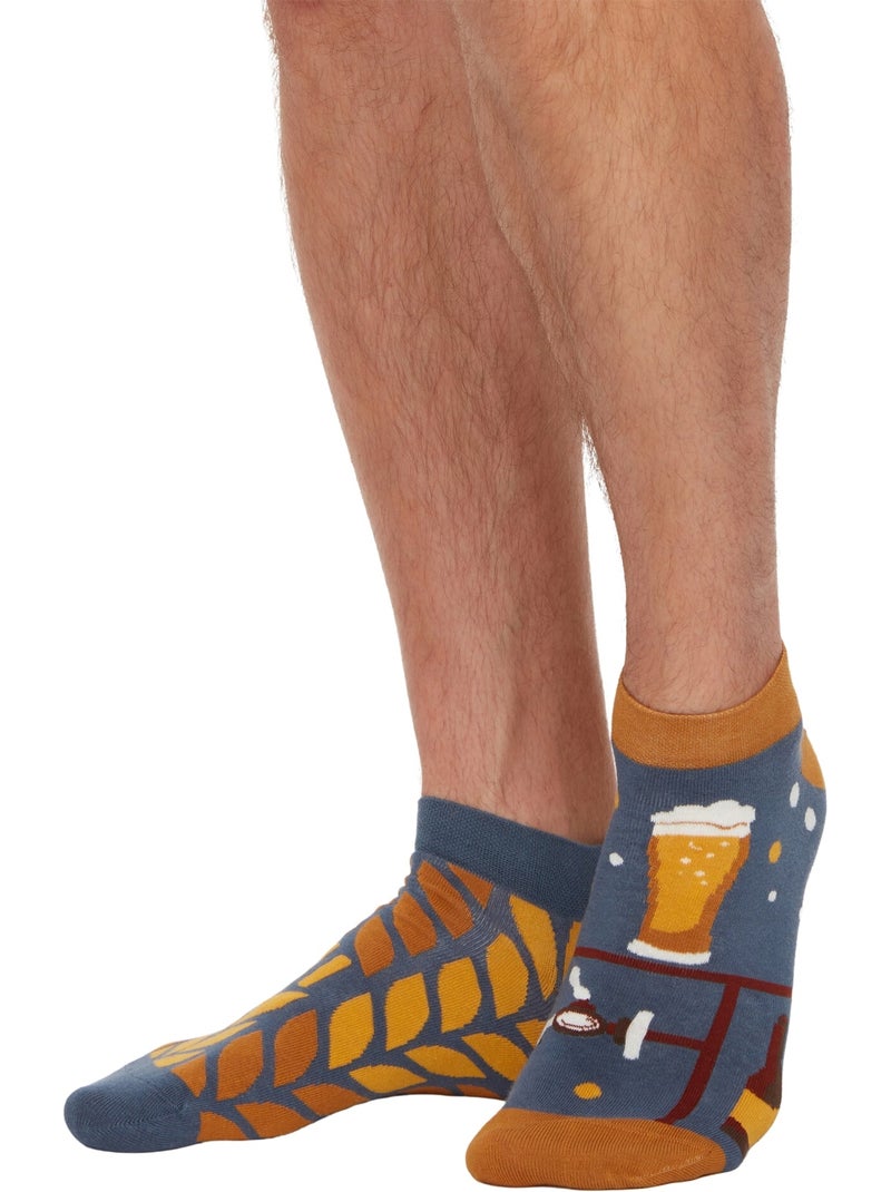 Socquettes Bière et Houblon Marron - Kiabi