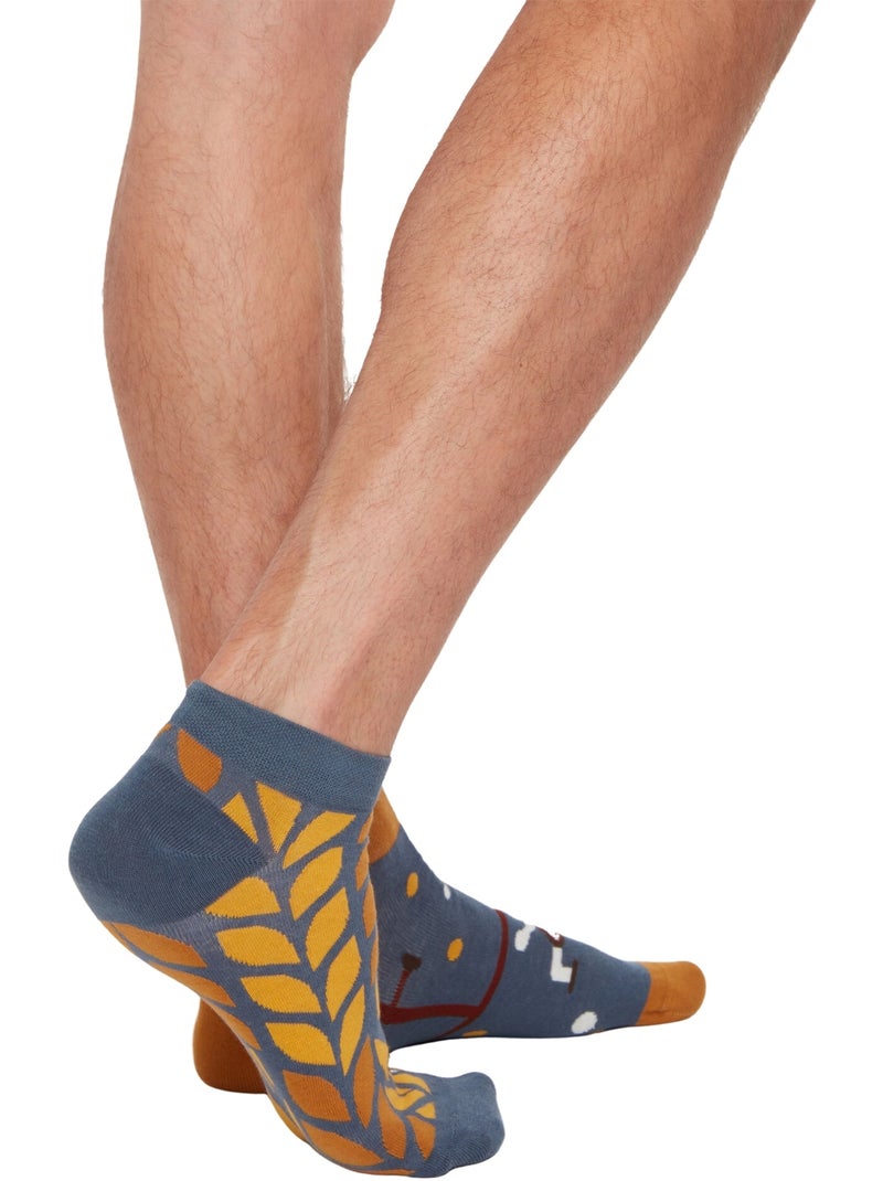 Socquettes Bière et Houblon Marron - Kiabi