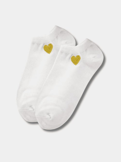 Socquettes Coeur Doré Côté - Kiabi