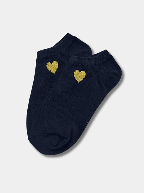 Socquettes Coeur Doré Côté - Kiabi