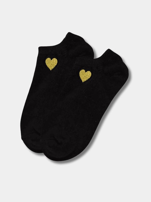 Socquettes Coeur Doré Côté - Kiabi