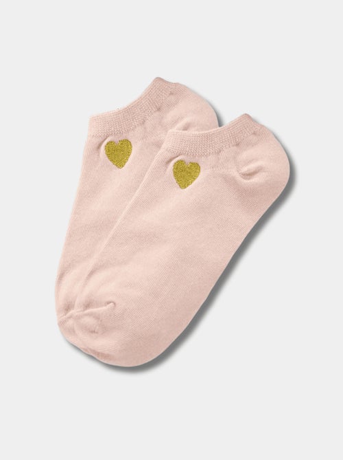 Socquettes Coeur Doré Côté - Kiabi