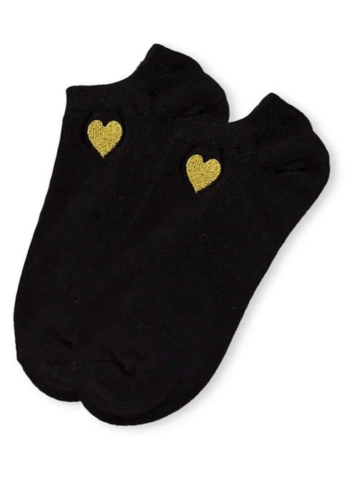 Socquettes Coeur Doré Côté - Kiabi