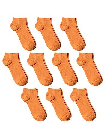 Socquettes Coton Prémium - Lot 10 Paires - Fabrication UE