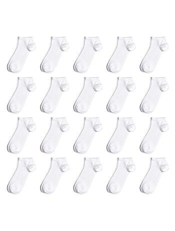 Socquettes Coton Prémium - Lot 20 Paires - Fabrication UE