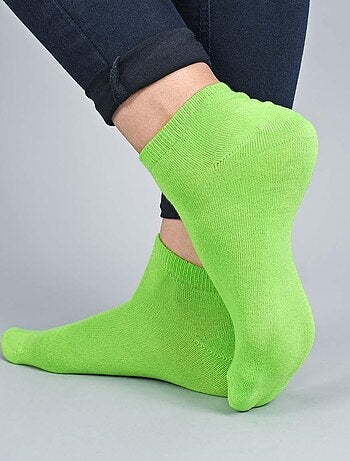 Socquettes Coton Prémium - Lot 20 Paires - Fabrication UE