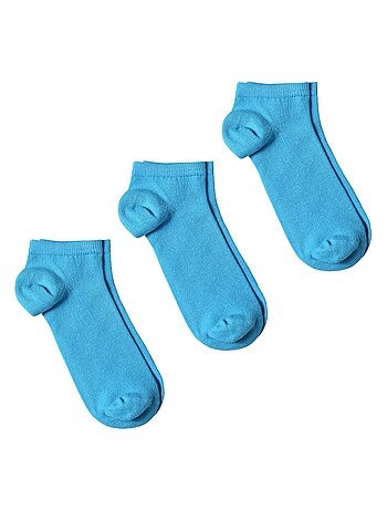 Socquettes Coton Prémium - Lot 3 Paires - Fabrication UE