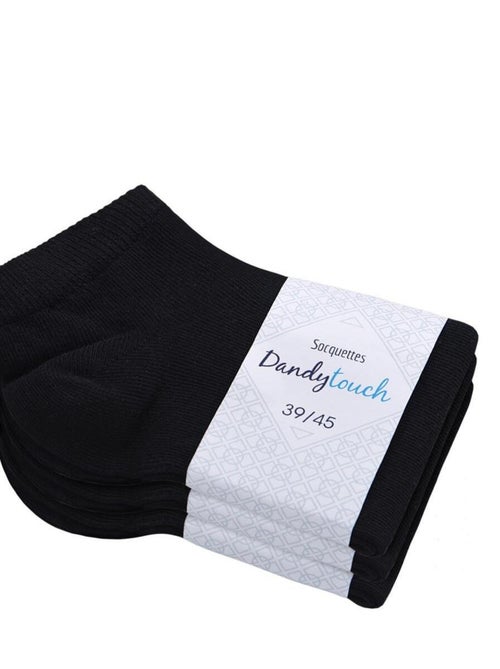 Socquettes Coton Prémium - Lot 3 Paires - Fabrication UE - Kiabi