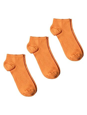 Socquettes Coton Prémium - Lot 3 Paires - Fabrication UE