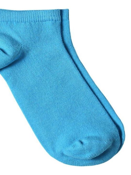 Socquettes Coton Prémium - Lot 5 Paires - Fabrication UE - Kiabi