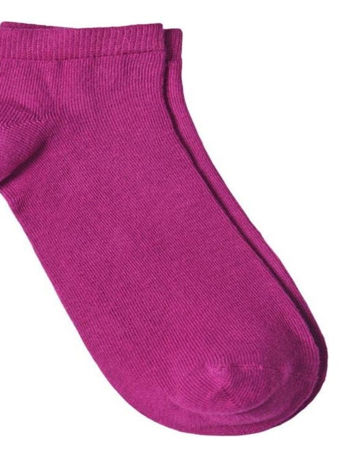 Socquettes Coton Prémium - Lot 5 Paires - Fabrication UE - Kiabi