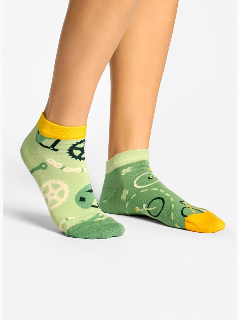 Socquettes Cyclisme Vert - Kiabi