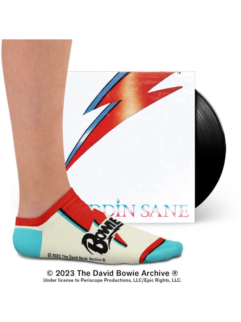 Socquettes David Bowie, Aladdin Sane Blanc - Kiabi