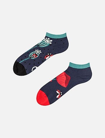 Socquettes Dedoles Coccinelles et Fleurs de Pavot