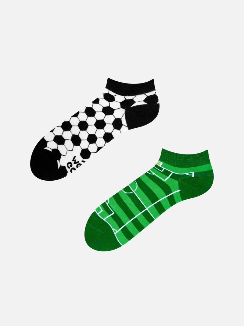 Socquettes Dedoles Football Noir Vert - Kiabi