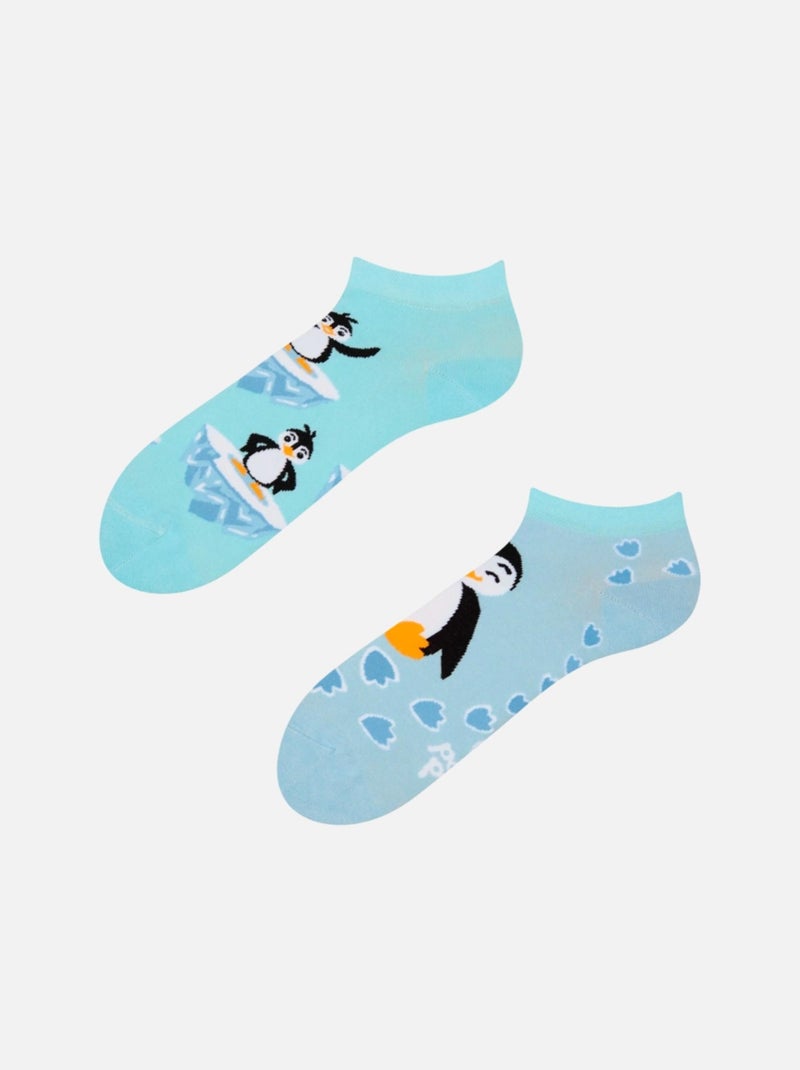 Socquettes Dedoles Manchot Rigolos Bleu clair - Kiabi