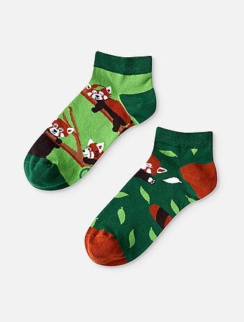 Socquettes Dedoles Panda Roux