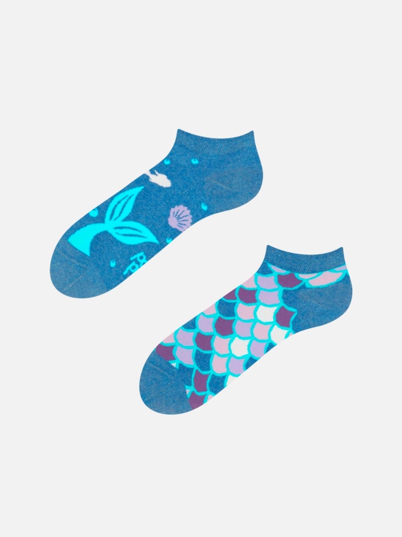 Socquettes Dedoles Sirène Blanc Bleu - Kiabi