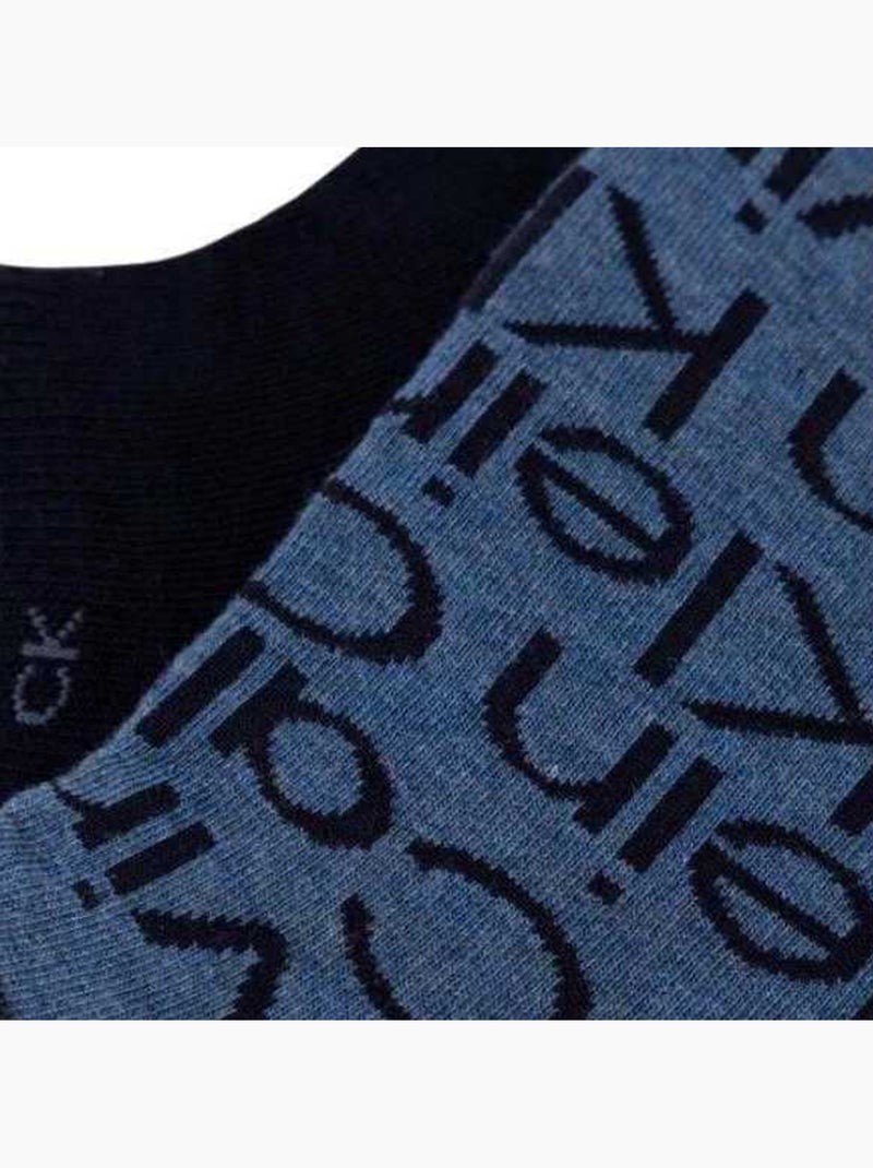 Socquettes discrètes motif/style logo - calvin klein Bleu marine - Kiabi