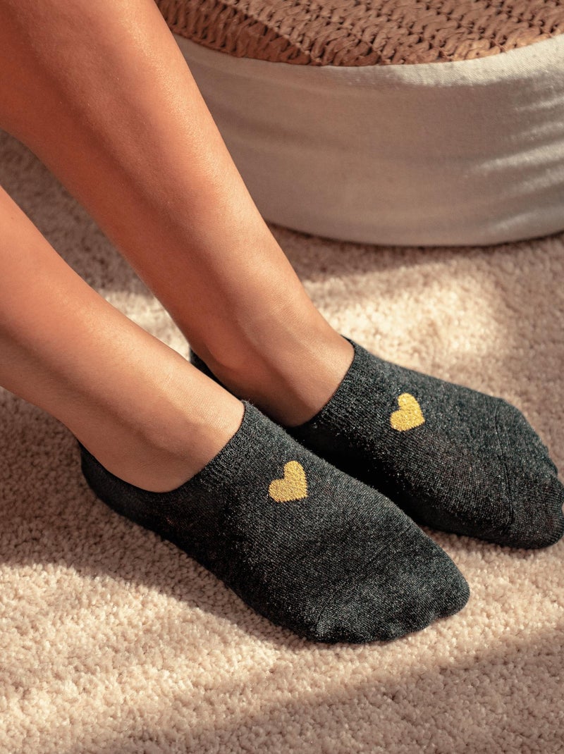 Socquettes En Coton Invisibles Coup De Coeur- SockUp- 35-42 Noir - Kiabi