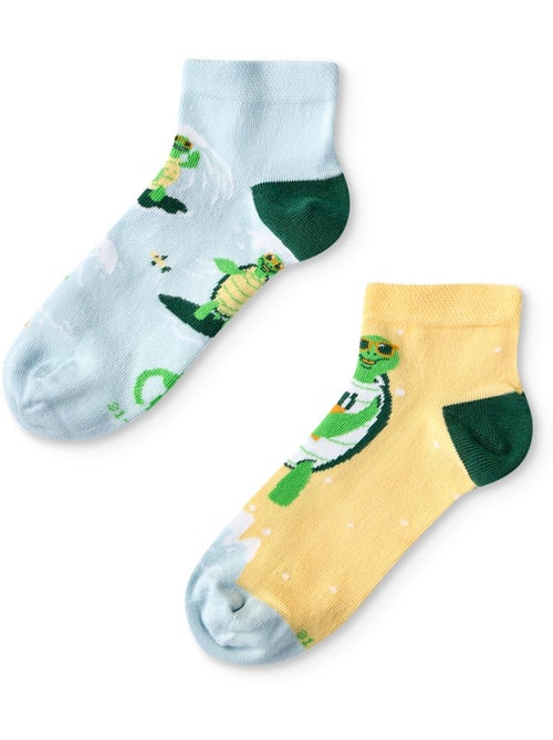 Socquettes Enfants La Tortue fait du Surf - Kiabi