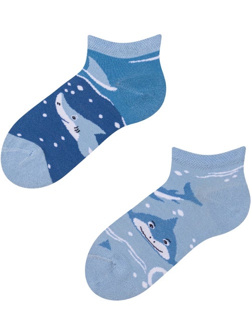 Socquettes Enfants Requin Gris - Kiabi