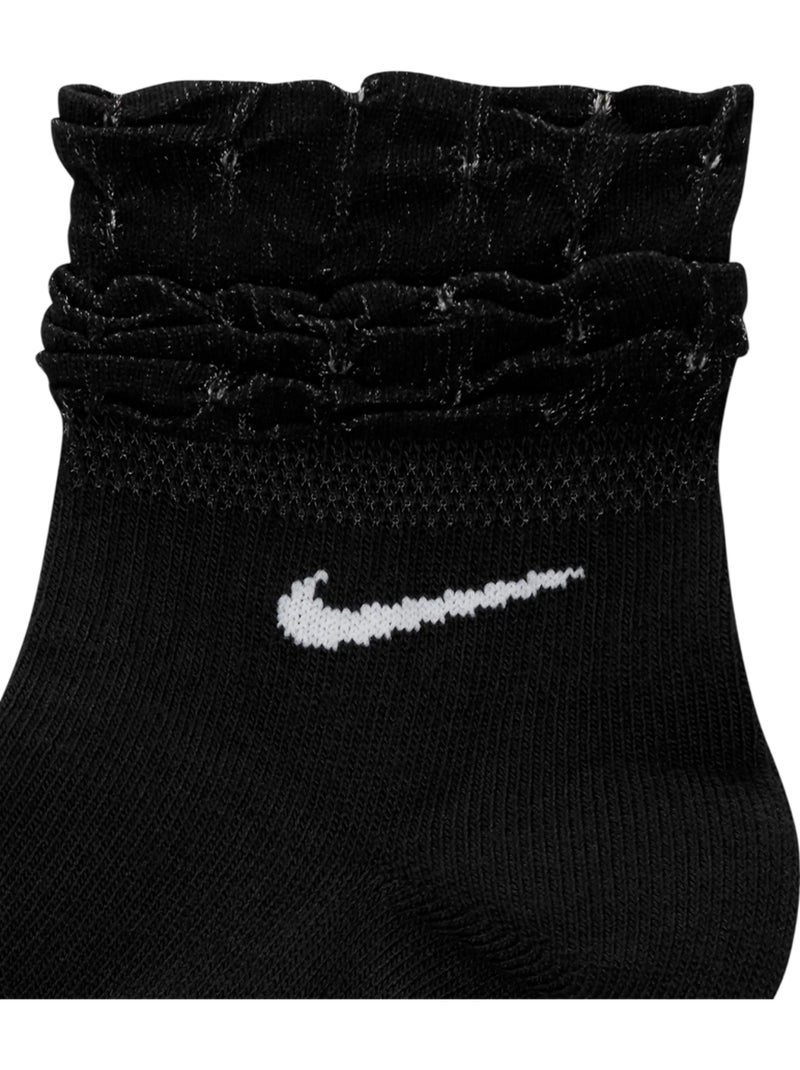 Socquettes everyday - nike Noir - Kiabi