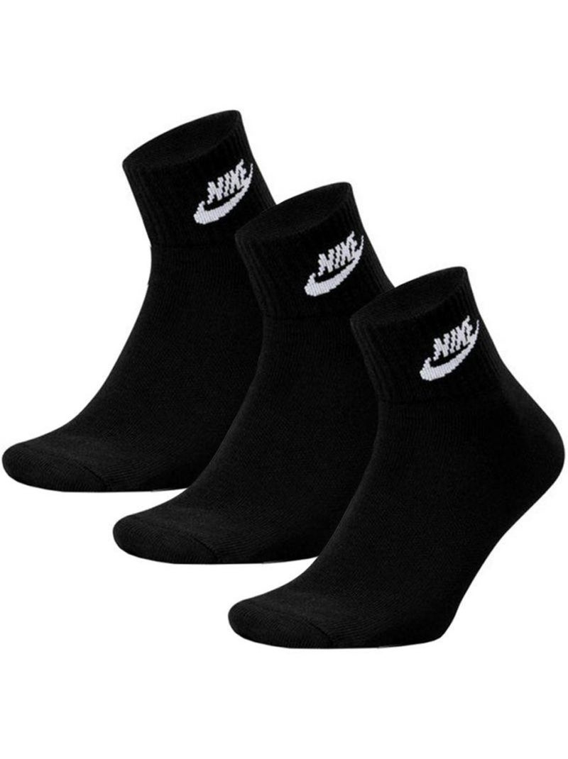 Socquettes everyday essential - nike Noir - Kiabi