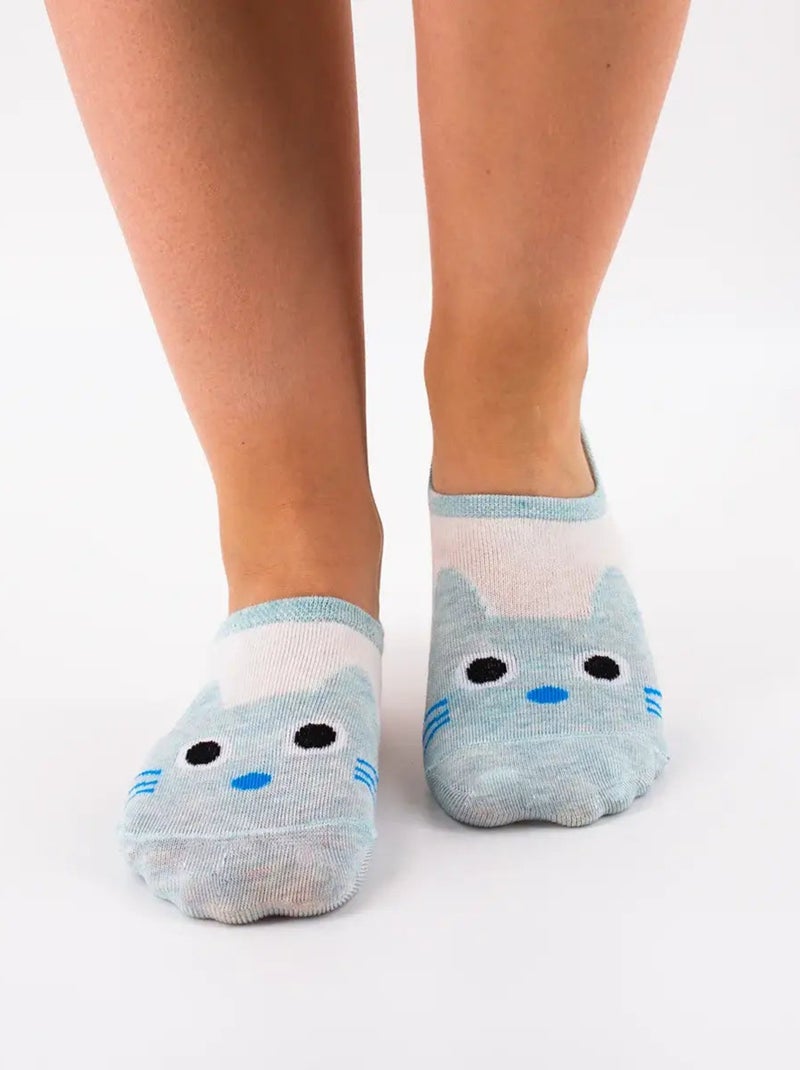Socquettes Invisibles Chaton  | Titeschaussettes Vert - Kiabi