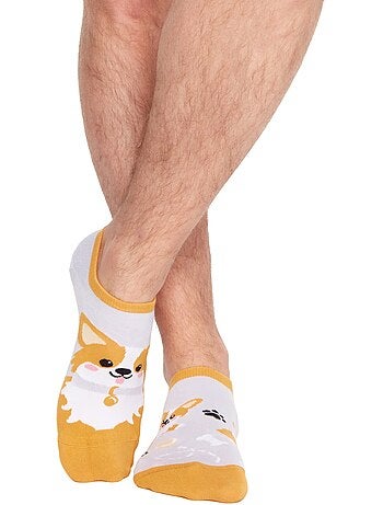 Socquettes Invisibles Chiens Corgis