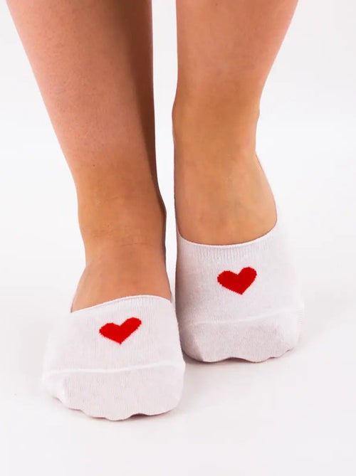 Socquettes Invisibles Coeur | Titeschaussettes - Kiabi