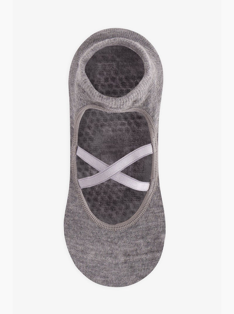 Socquettes invisibles cross penti Gris - Kiabi