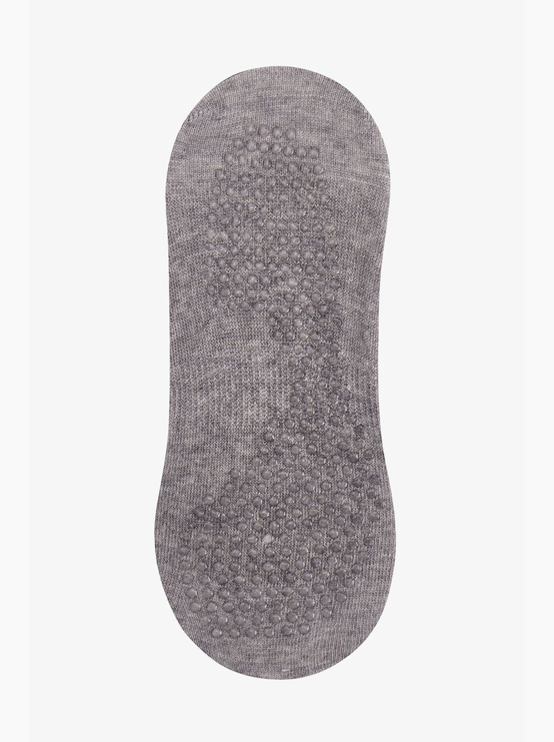 Socquettes invisibles cross penti Gris - Kiabi