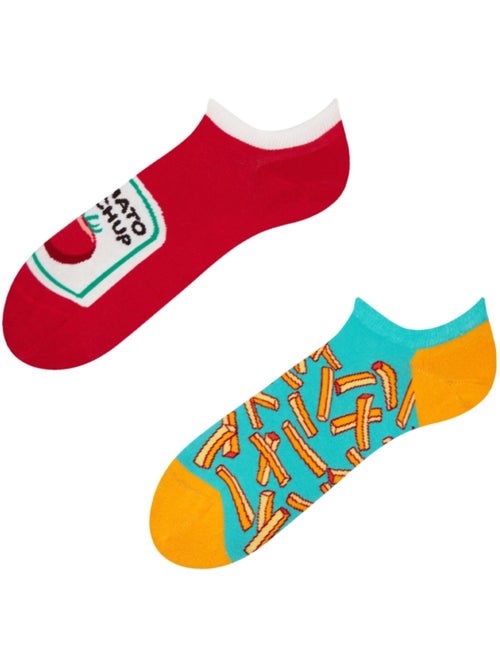 Socquettes Invisibles Frites et Ketchup - Kiabi
