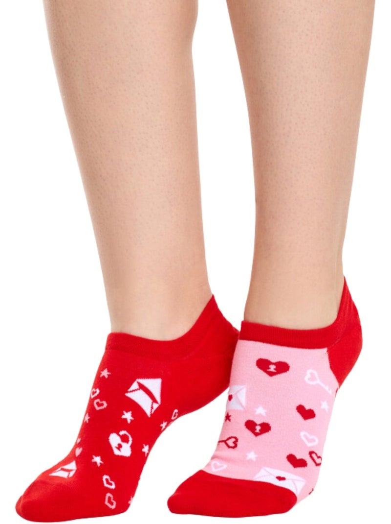 Socquettes invisibles Lettres d’Amour Rose - Kiabi