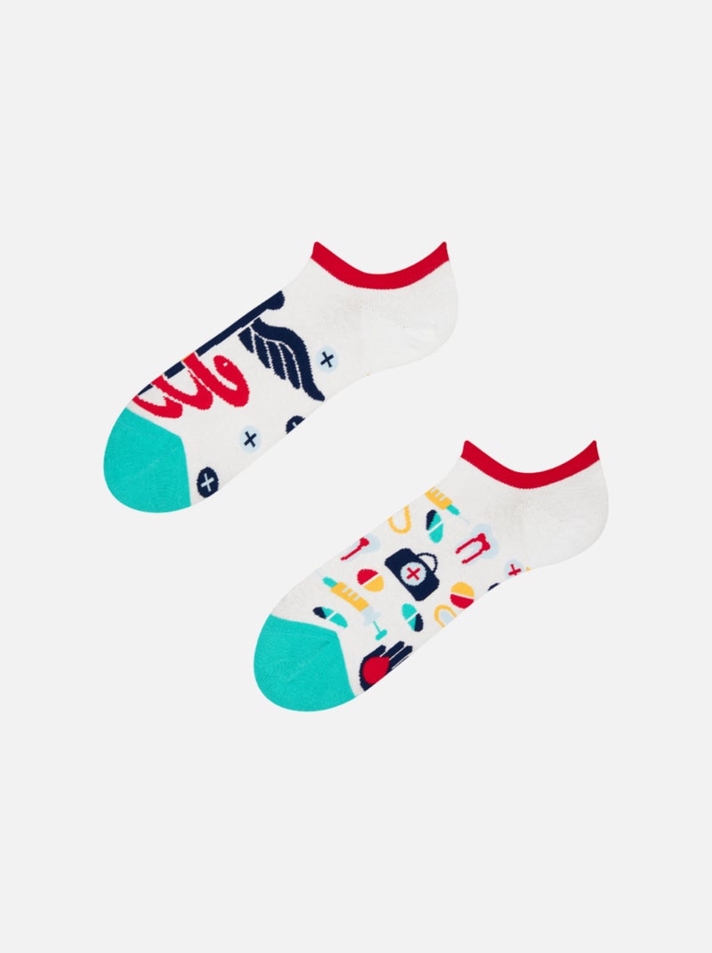 Socquettes Invisibles Santé des Pieds Blanc - Kiabi