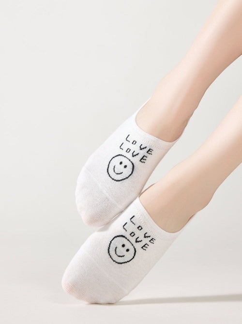 Socquettes Invisibles Smiley - Kiabi