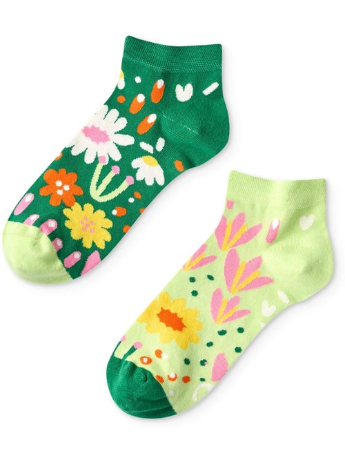 Socquettes Jardin de Fleurs - Kiabi