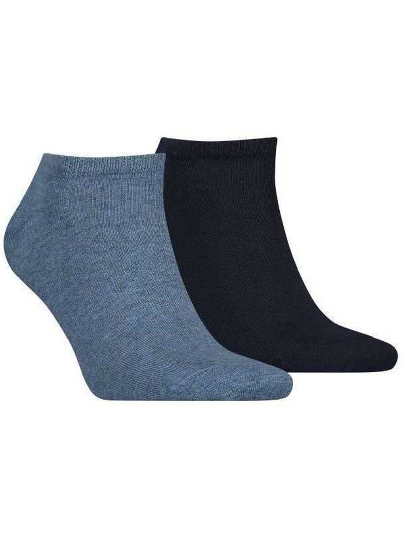 Socquettes motif/style logo - calvin klein Bleu Bleu marine - Kiabi