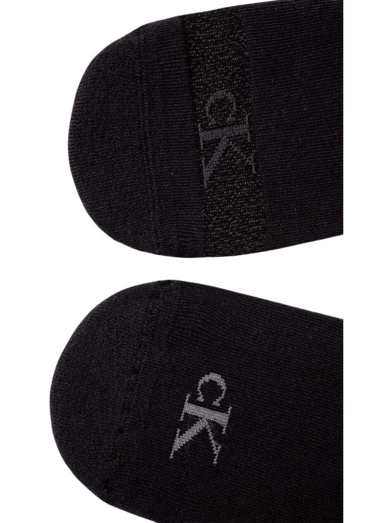 Socquettes motif/style logo - calvin klein Noir - Kiabi