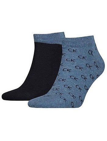 Socquettes motif/style logo brodé - calvin klein