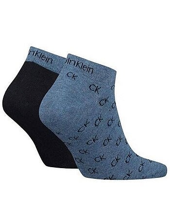 Socquettes motif/style logo brodé - calvin klein