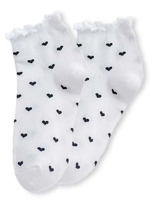 Socquettes Petits Coeur Dentelle | Titeschaussettes