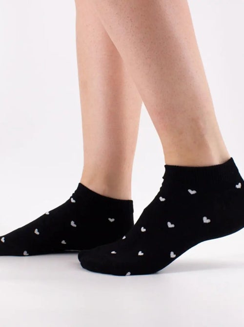 Socquettes Petits Cœurs - Kiabi