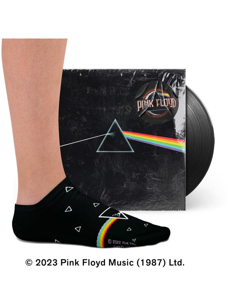 Socquettes Pink Floyd, Dark Side of the Moon Noir - Kiabi