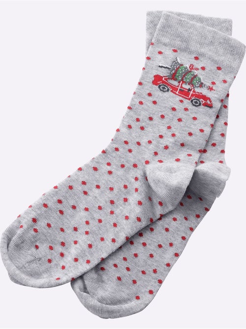 Socquettes Pour Dames - Taille Standard - Witt - Lot de 2 - Kiabi