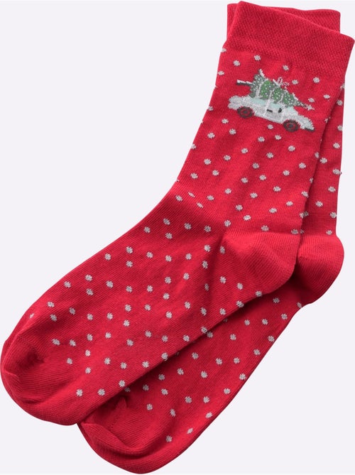 Socquettes Pour Dames - Taille Standard - Witt - Lot de 2 - Kiabi