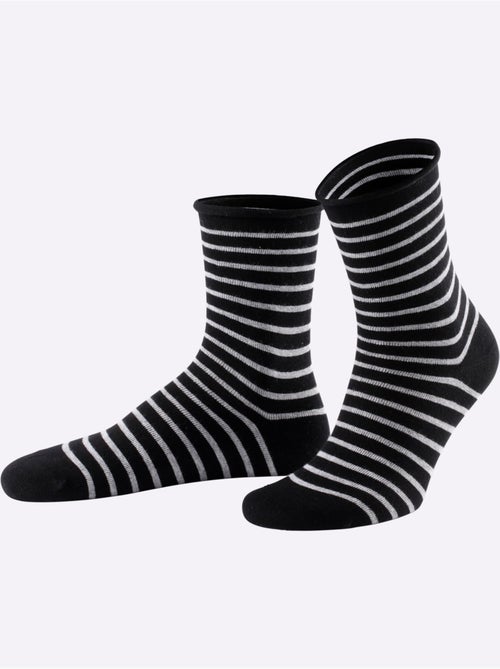 Socquettes Pour Dames Confortable à Porter - Taille Standard - Witt - Lot de 3 - Kiabi