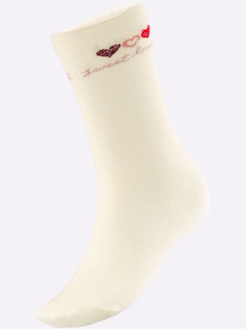 Socquettes Pour Dames Qualité Coton - Taille Standard - Witt - Lot de 2 - Kiabi